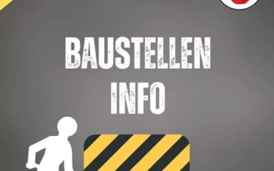 Information zum Glasfaserausbau: Sperrungen wegen Tiefbauarbeiten