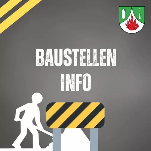 Information zum Glasfaserausbau: Sperrungen wegen Tiefbauarbeiten